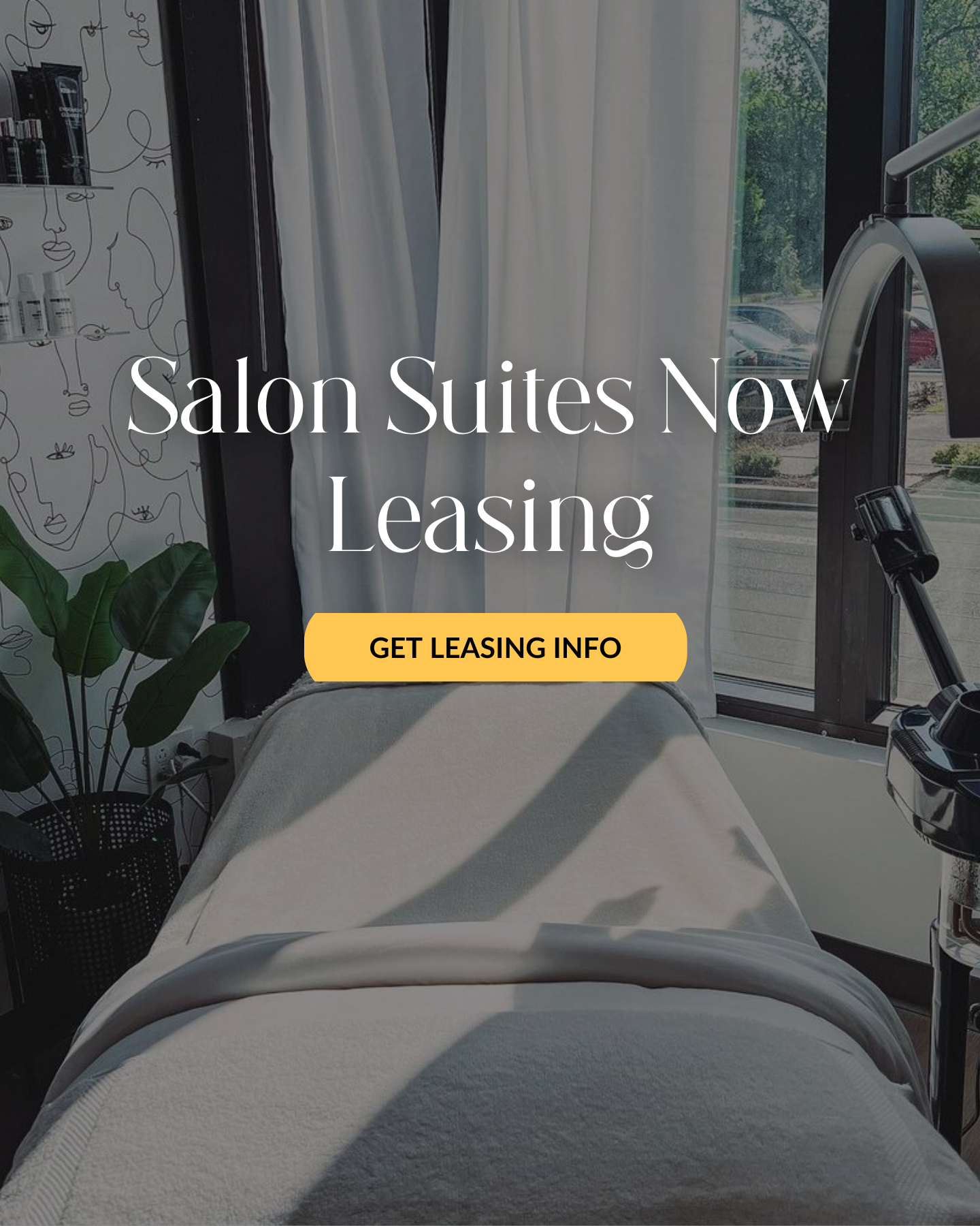 Salons by JC Plantation Facebook ad: Secure a Private Salon Suite Today