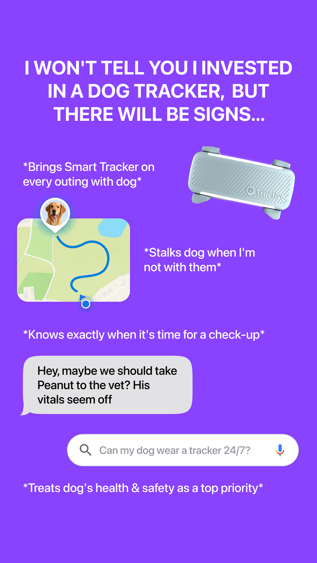 Tractive Facebook ad