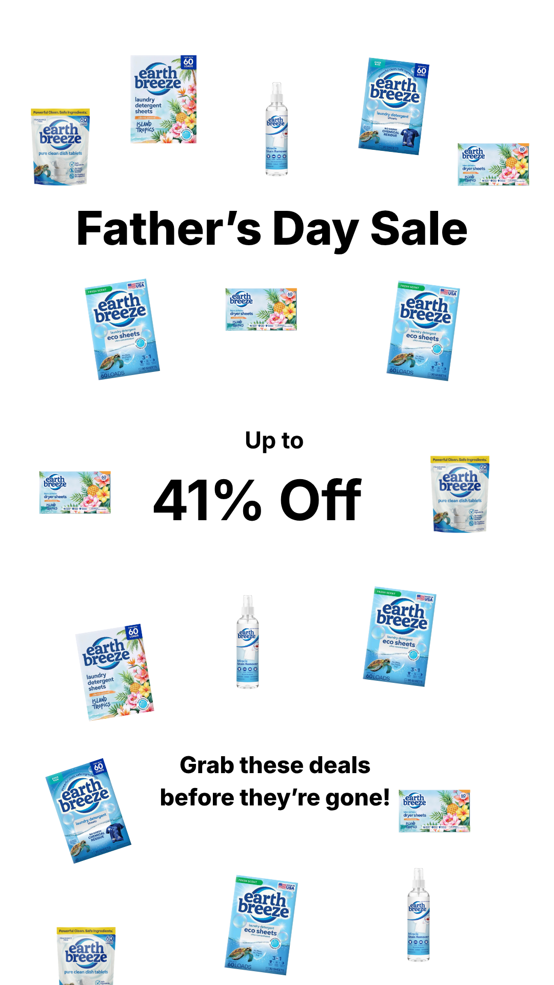 Earth Breeze Facebook ad