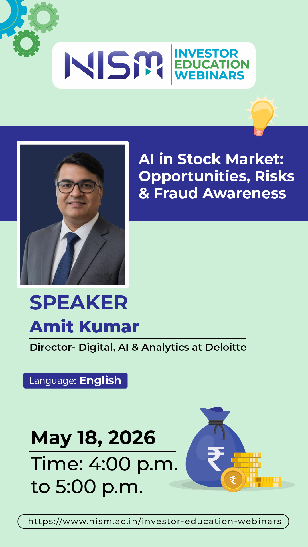 National Institute of Securities Markets Facebook ad