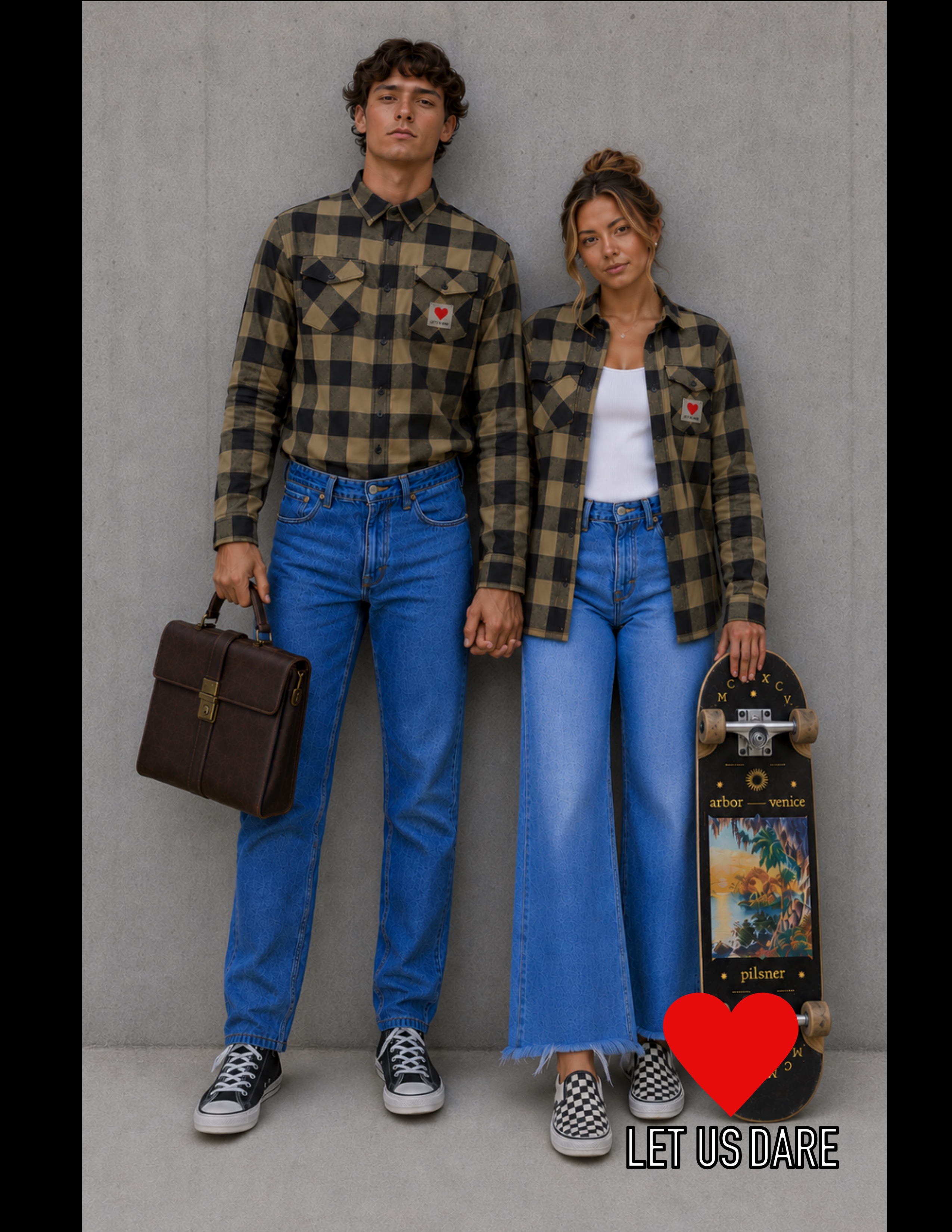 letusdareworld Facebook ad: Modern love.