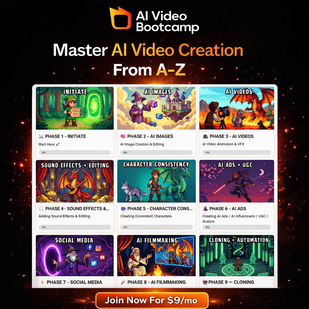AI Video Bootcamp Facebook ad
