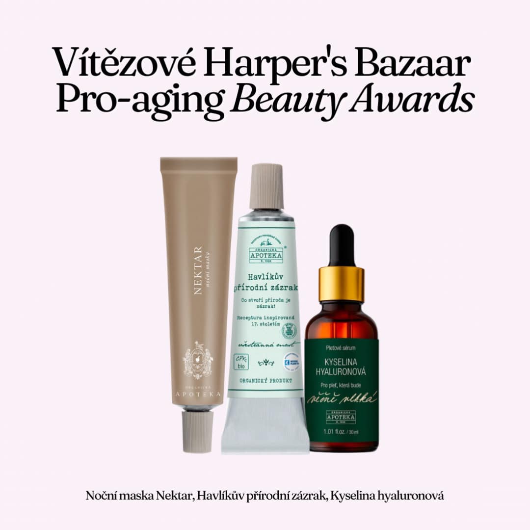 Havlíkova přírodní apotéka Facebook ad: Harper's Bazaar Czech Republic Pro-aging Beauty Awards 2024…