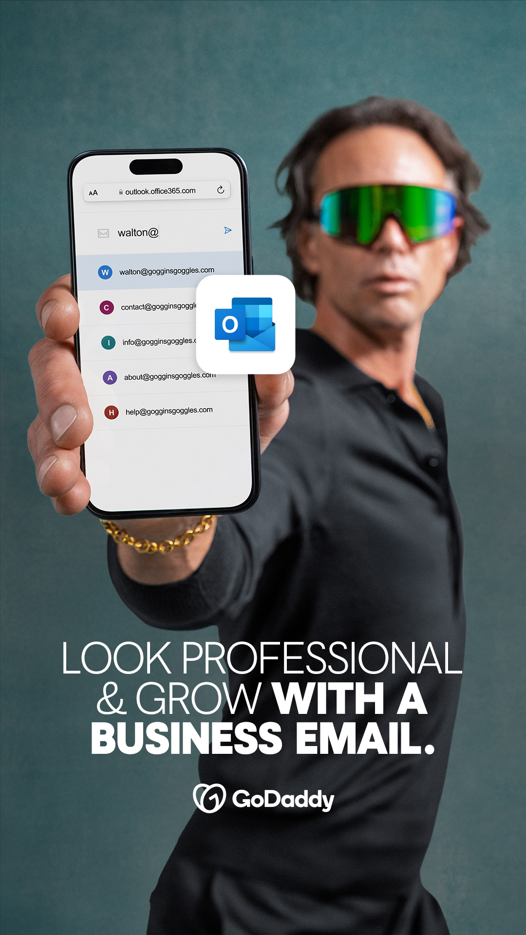 GoDaddy Facebook ad