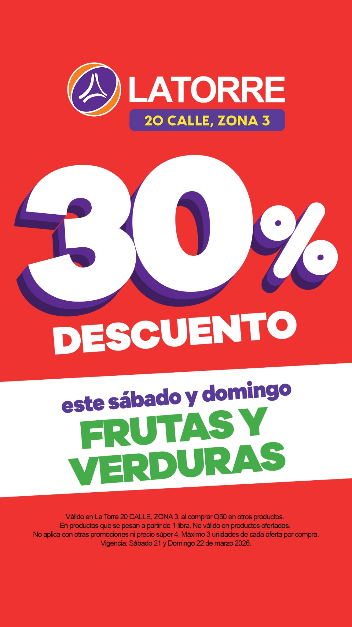 Supermercados La Torre Facebook ad