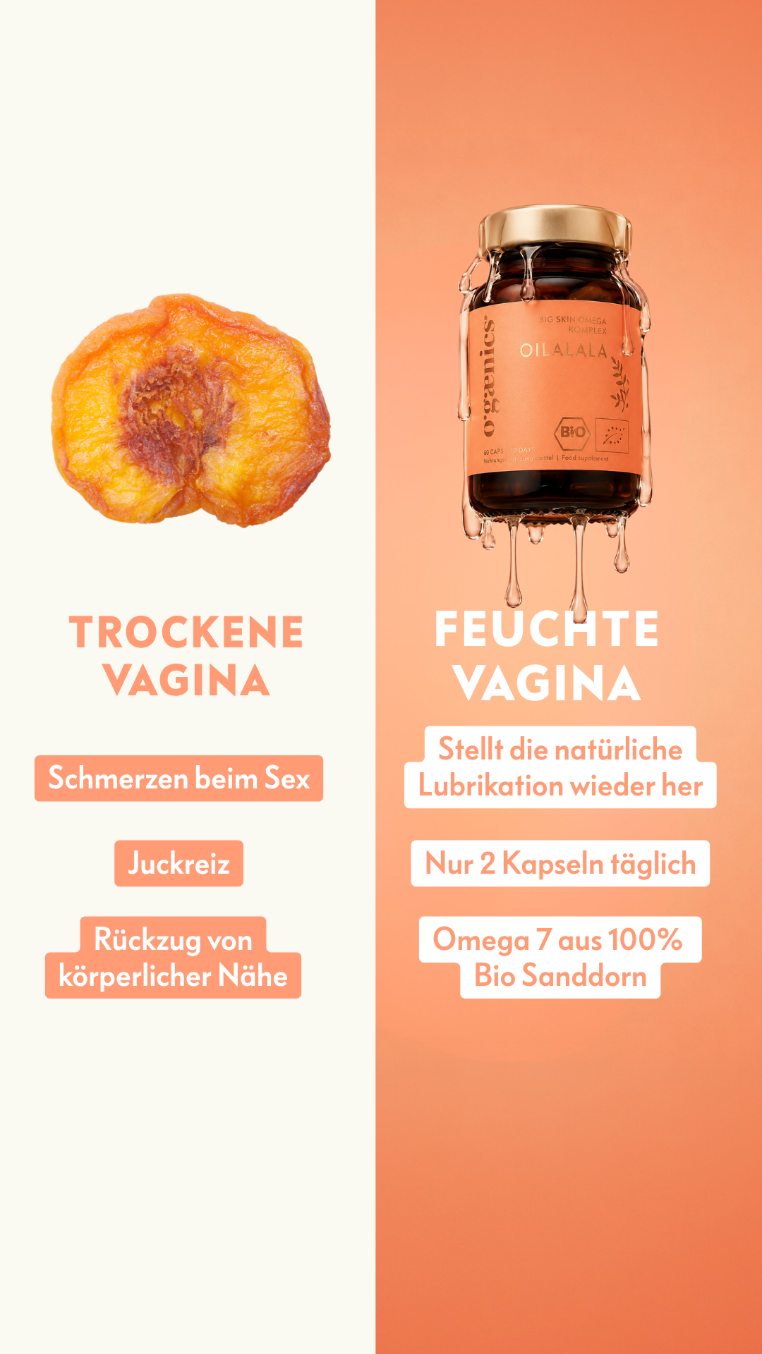Ogænics Beauty Supplements Facebook ad from Aug 31, 2026