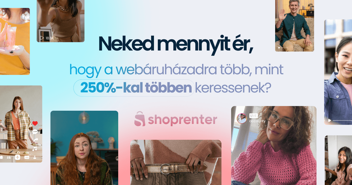 Shoprenter Facebook ad