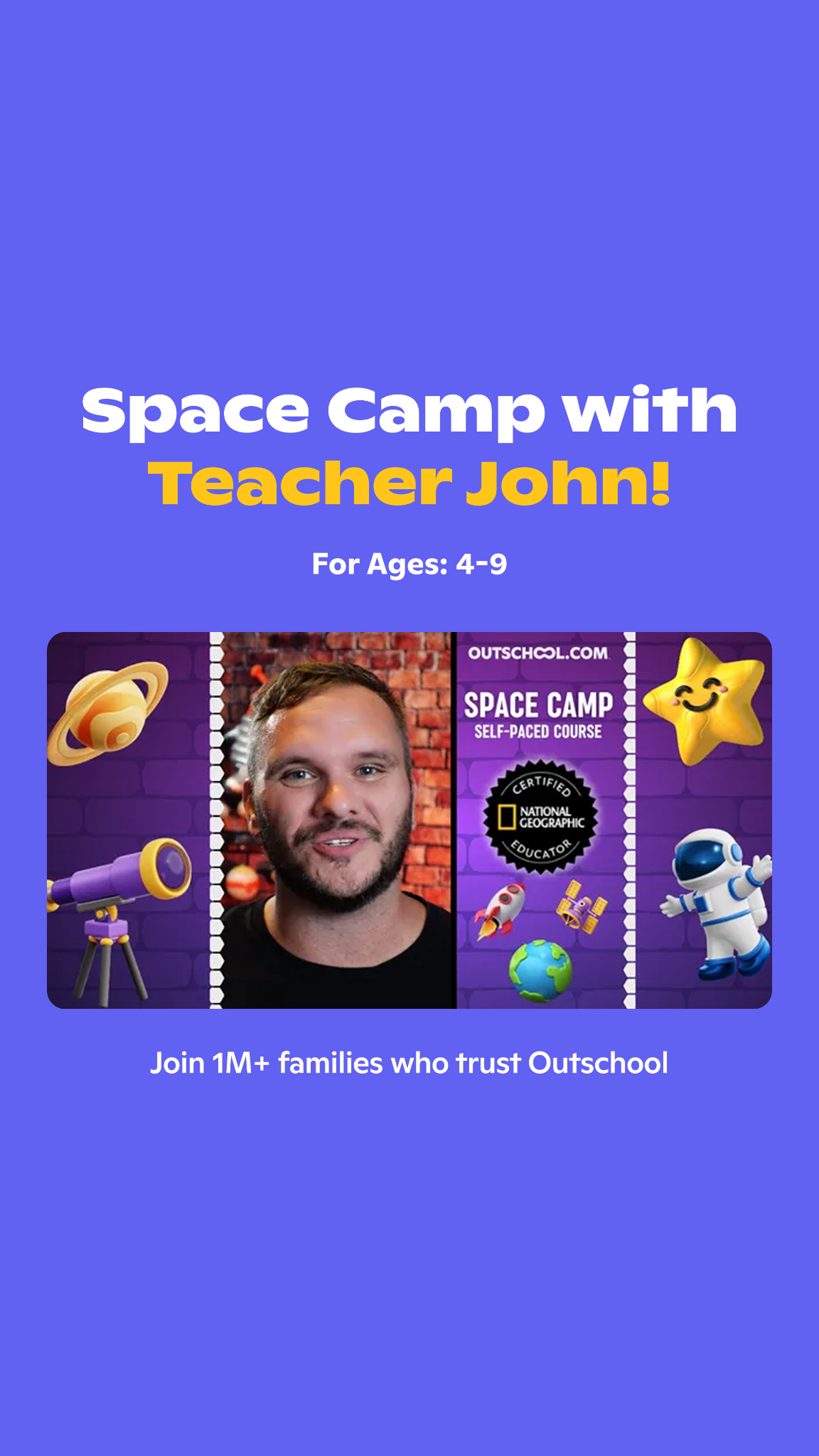 Outschool Facebook ad