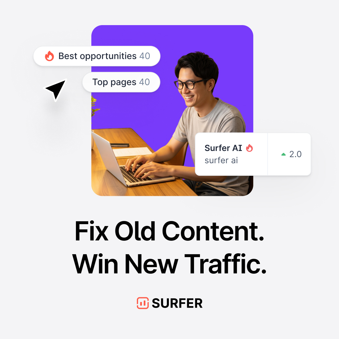 Surfer Facebook ad