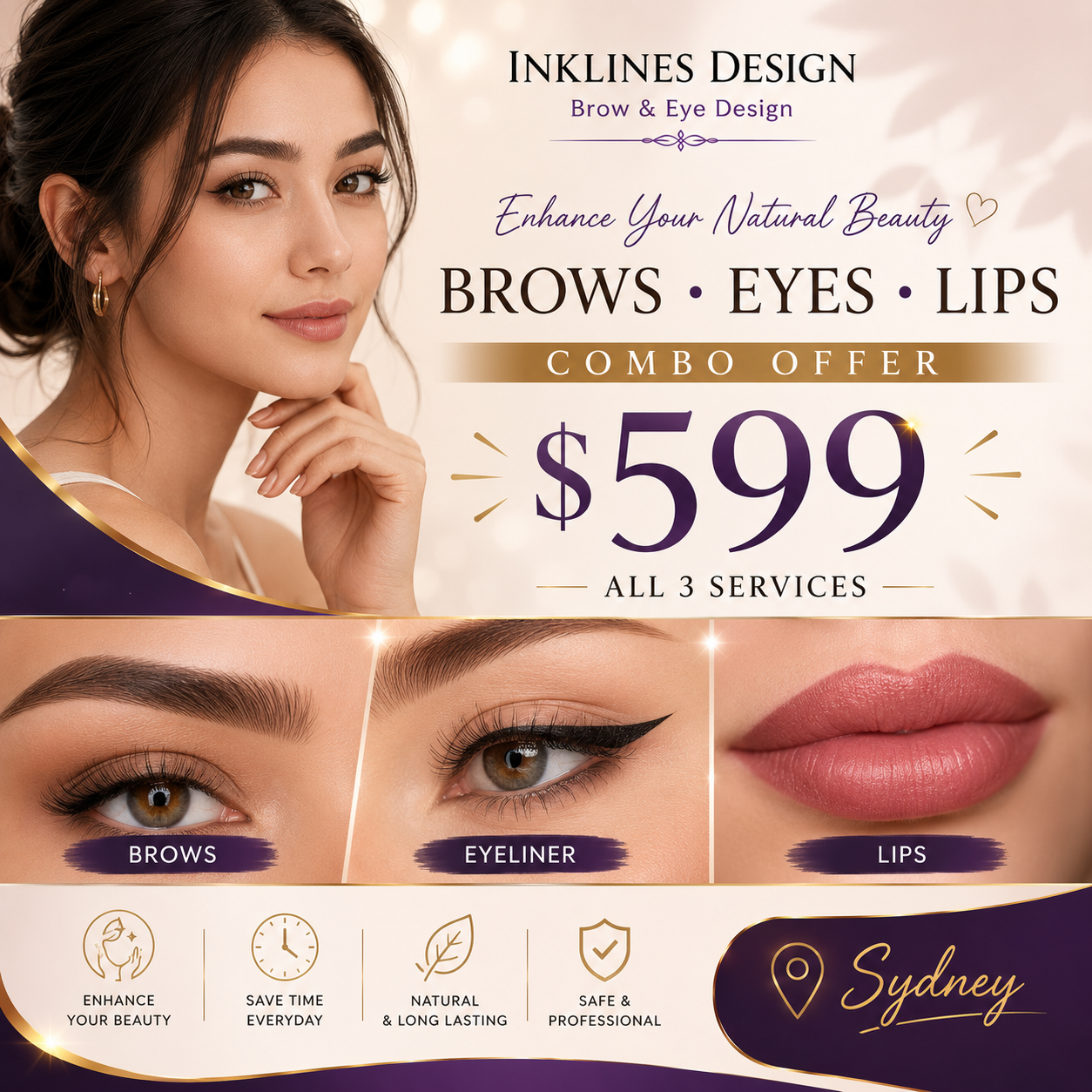 Inklines Eye&brow Design Facebook ad