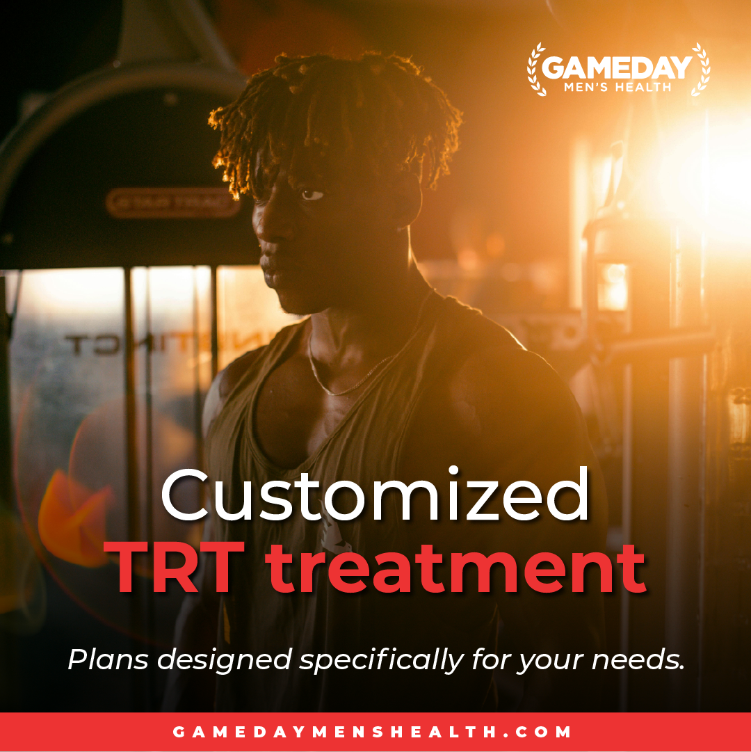 Gameday Men's Health Facebook ad: Book Your TRT Consultation!