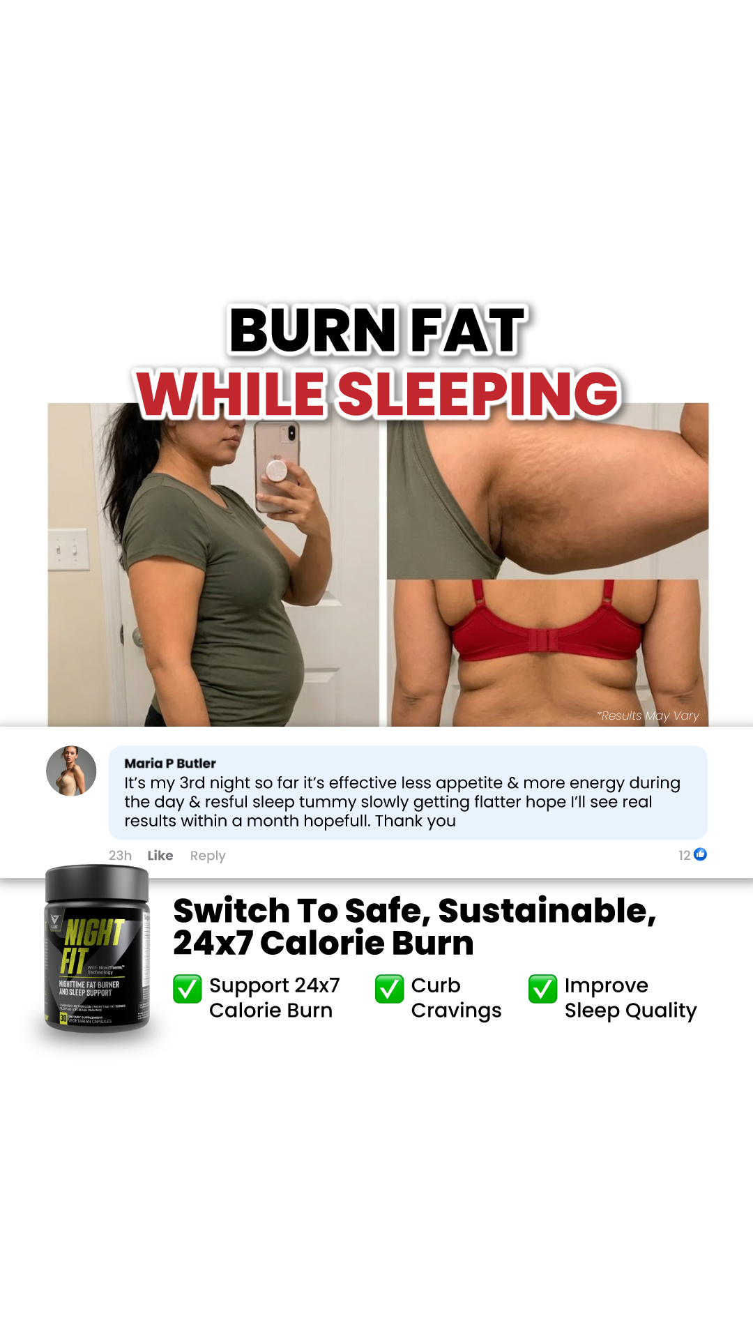 Vlabs NightFit PH Facebook ad