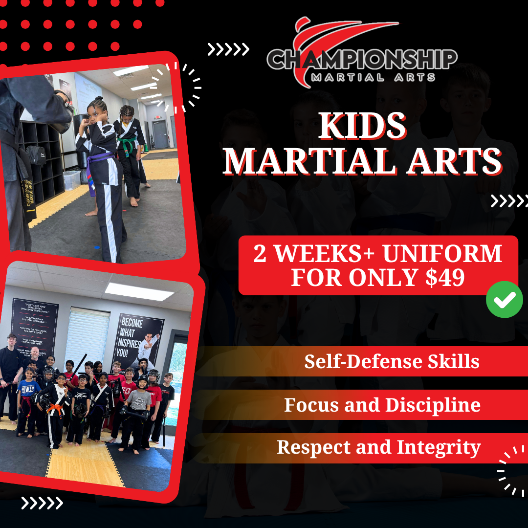Championship Martial Arts - Las Colinas Facebook ad