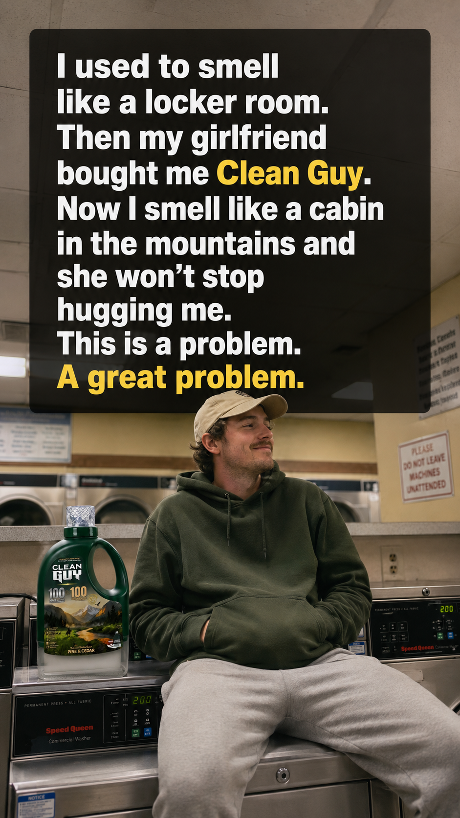 Clean Guy Facebook ad