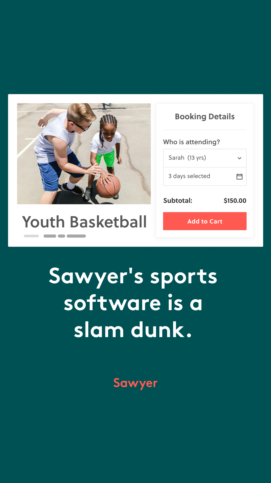 Sawyer Facebook ad