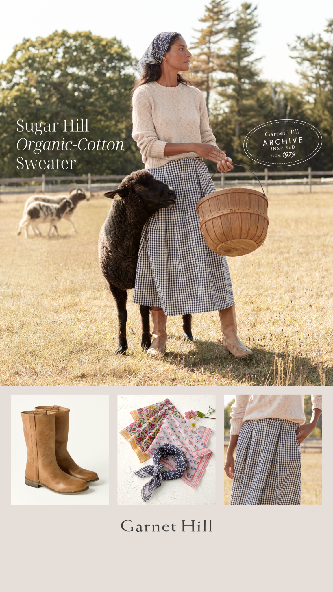 Garnet Hill Facebook ad