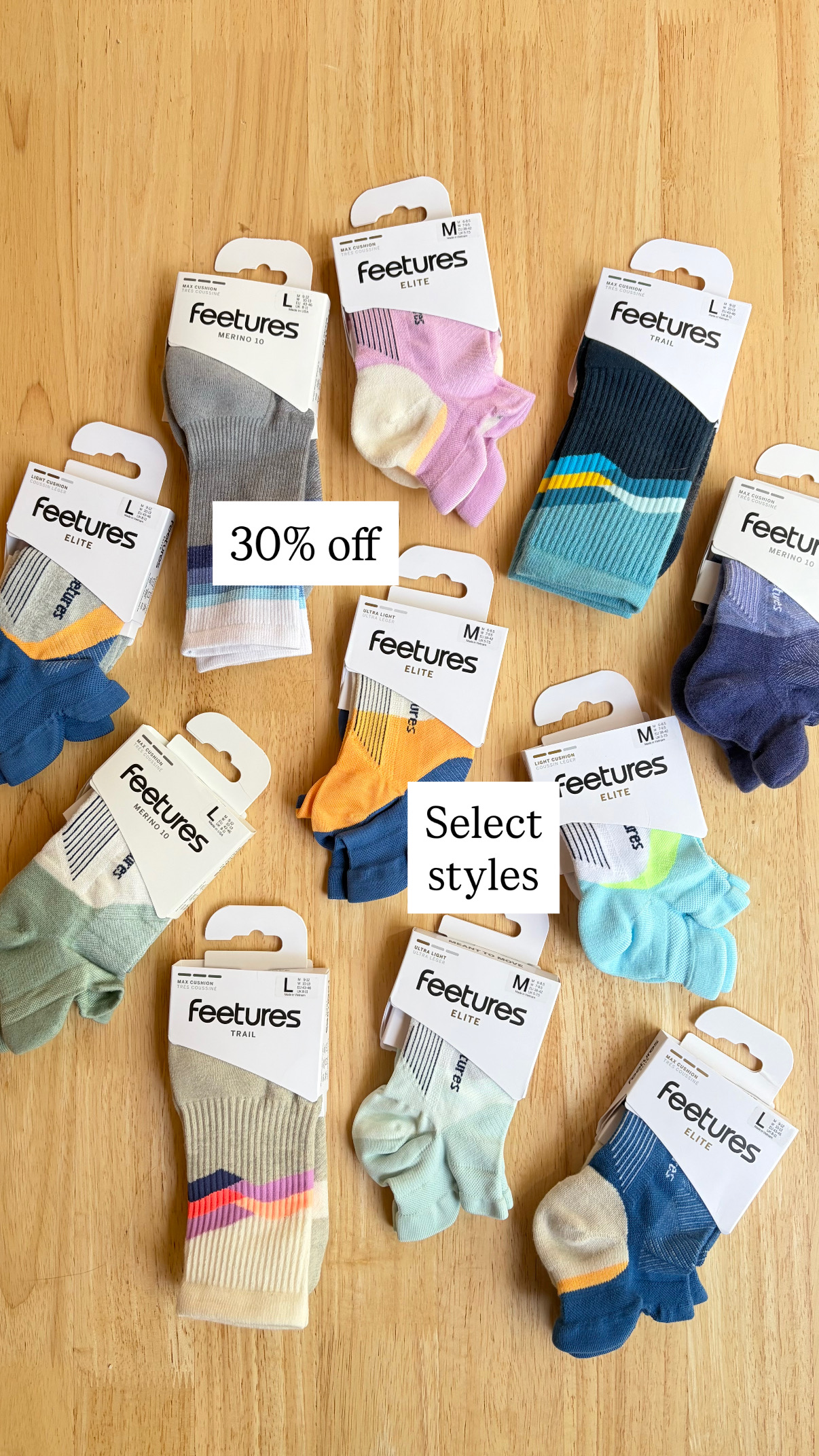 Feetures Facebook ad