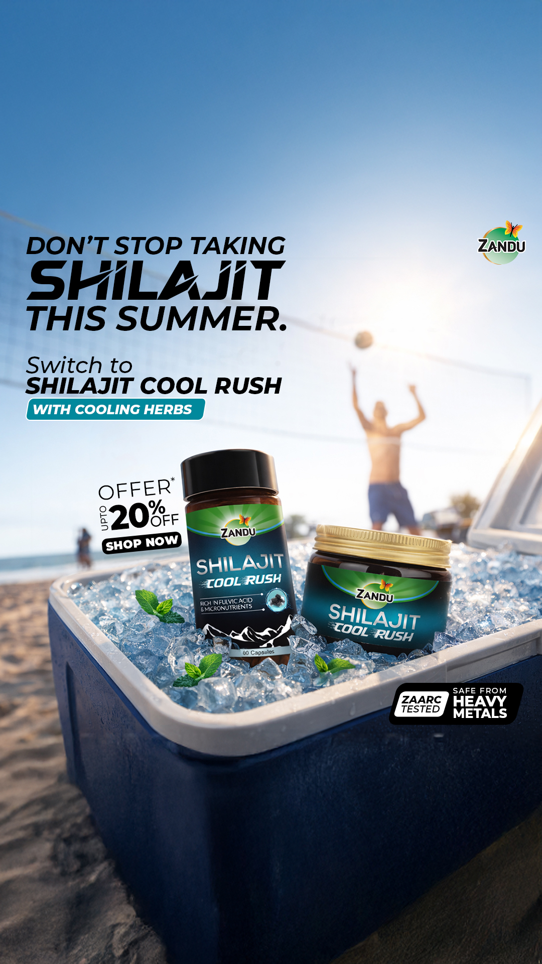 Zandu Facebook ad