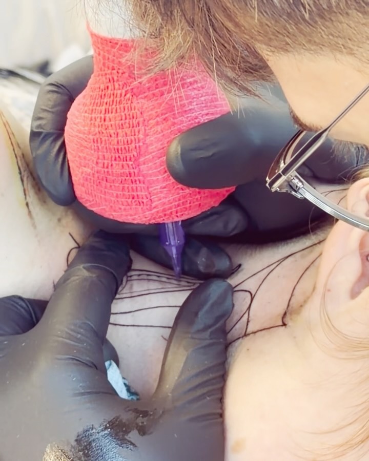 Ōtautahi Tattoo Christchurch Facebook ad: The pūtaringa is a traditional tā moko placement…