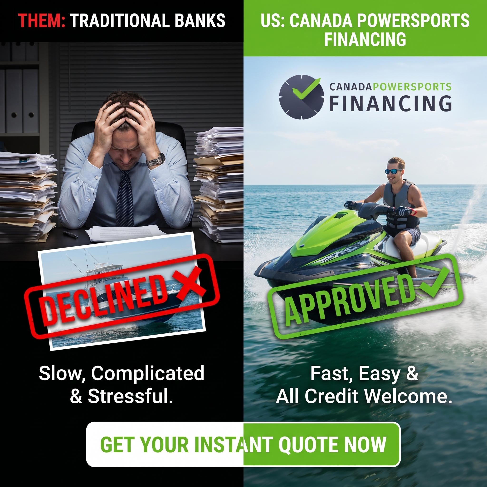 Canada Powersports Financing Facebook ad