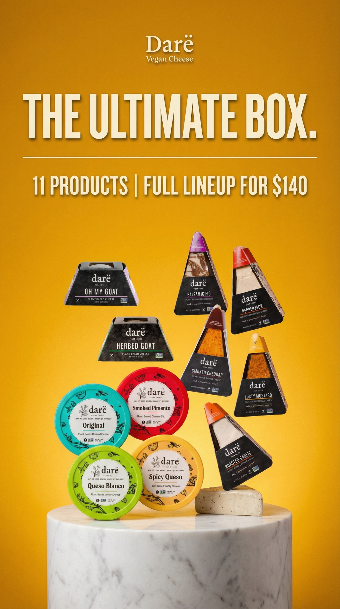 Darë Vegan Cheese Facebook ad
