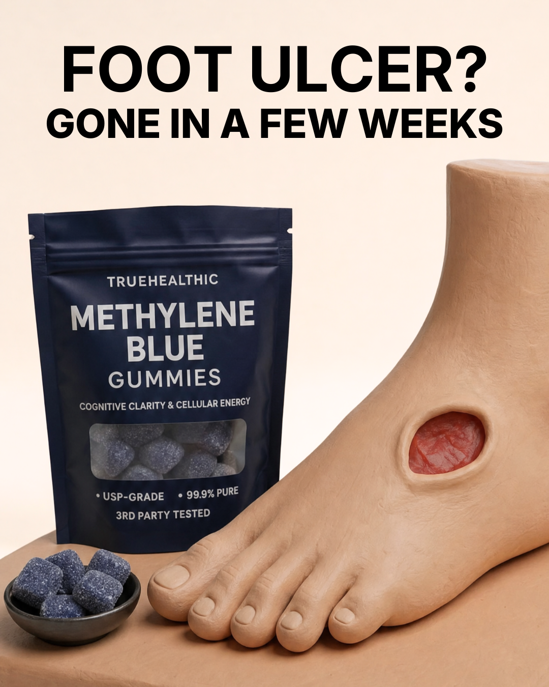 The Seniors Health Report Facebook ad: I tell my NEUROPATHY patients to take methylene blue…