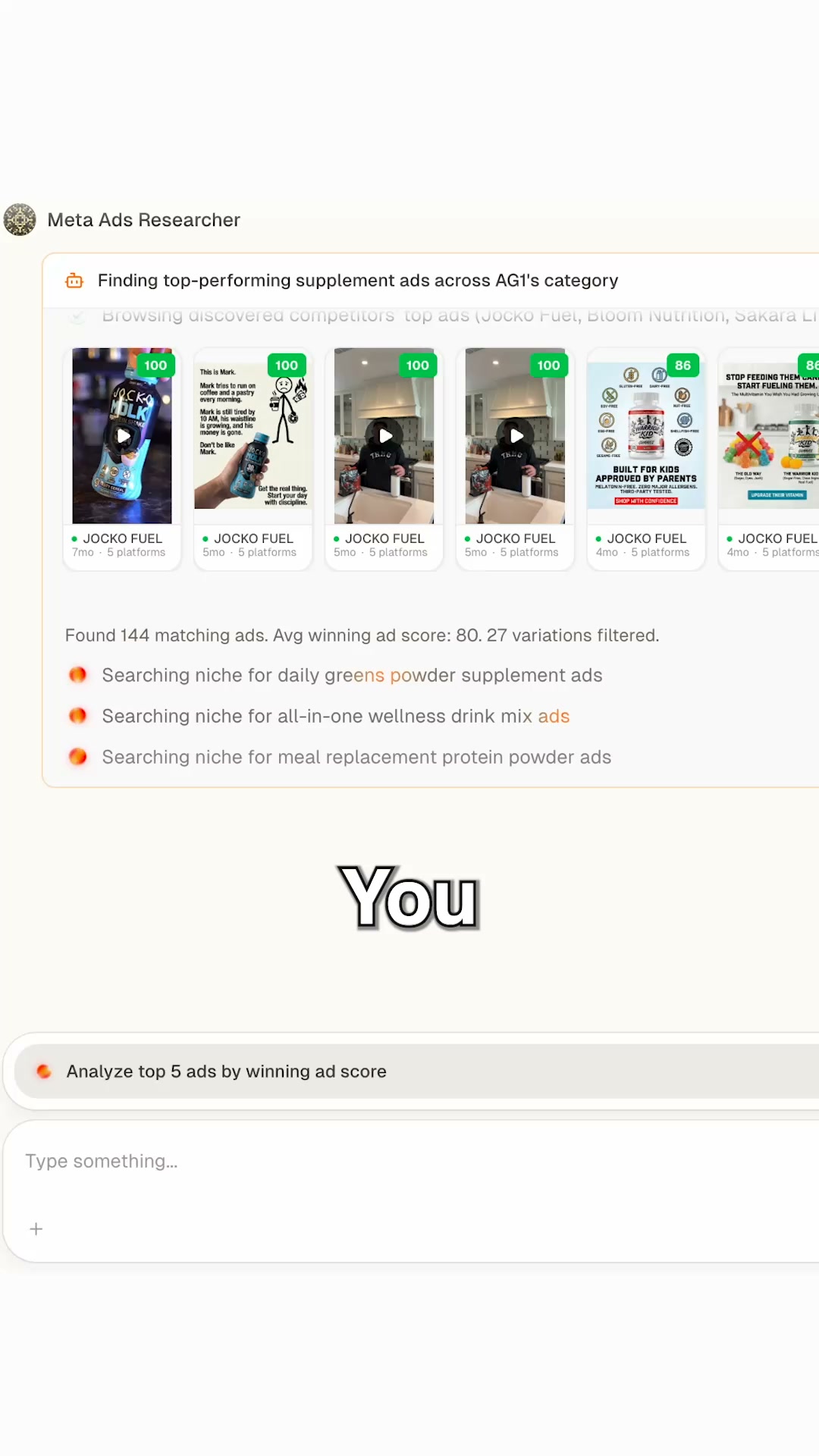 Superscale AI Facebook ad: Meet your AI creative strategist