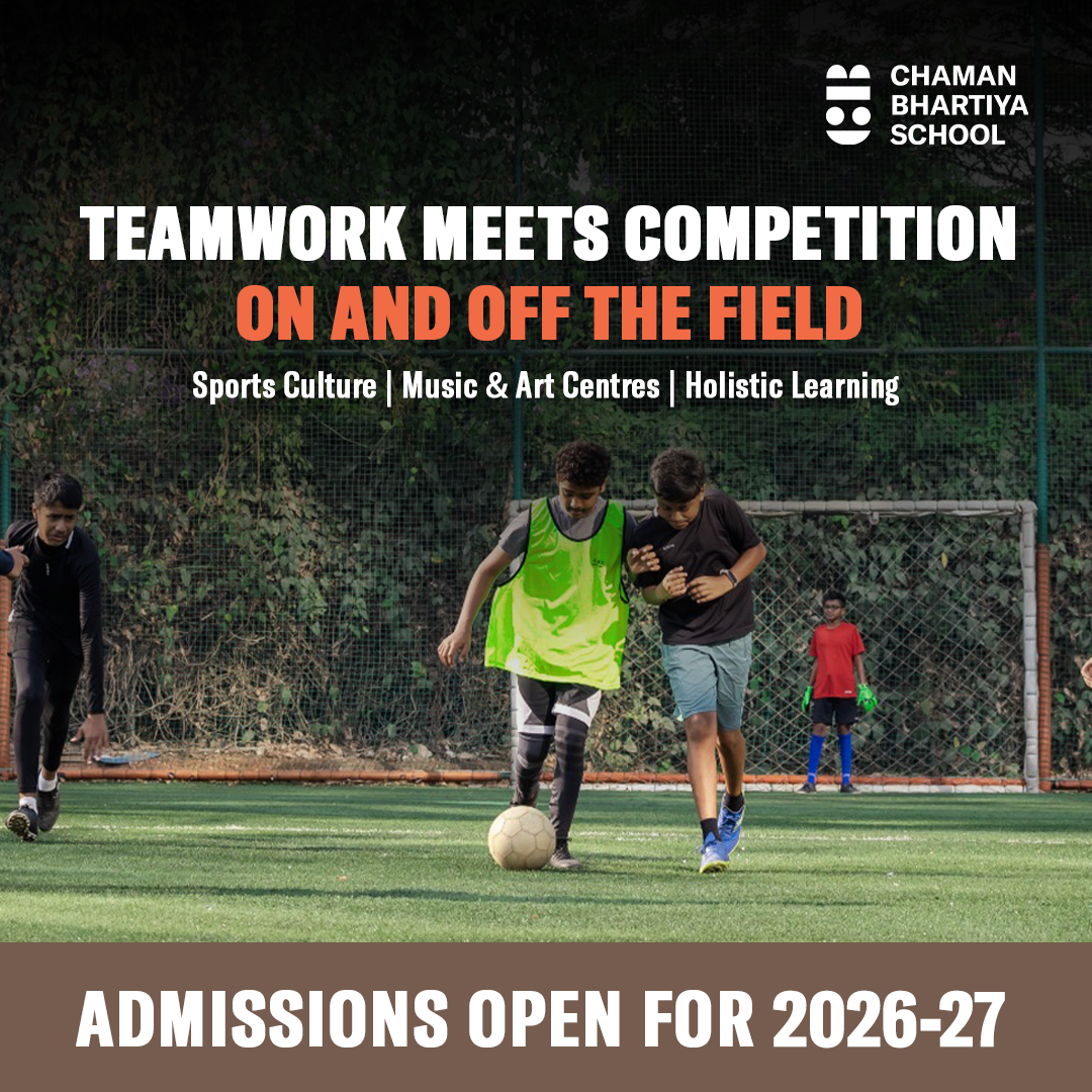 Chaman Bhartiya School Facebook ad: Holistic Extracurriculars. Well-Rounded Learners.