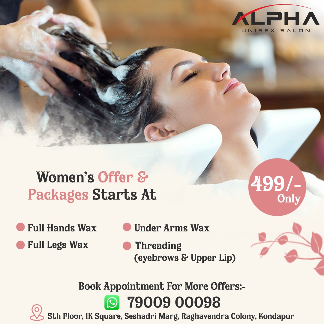 Alpha Salon Facebook ad: Luxury salon experience doesn’t have to be expensive.