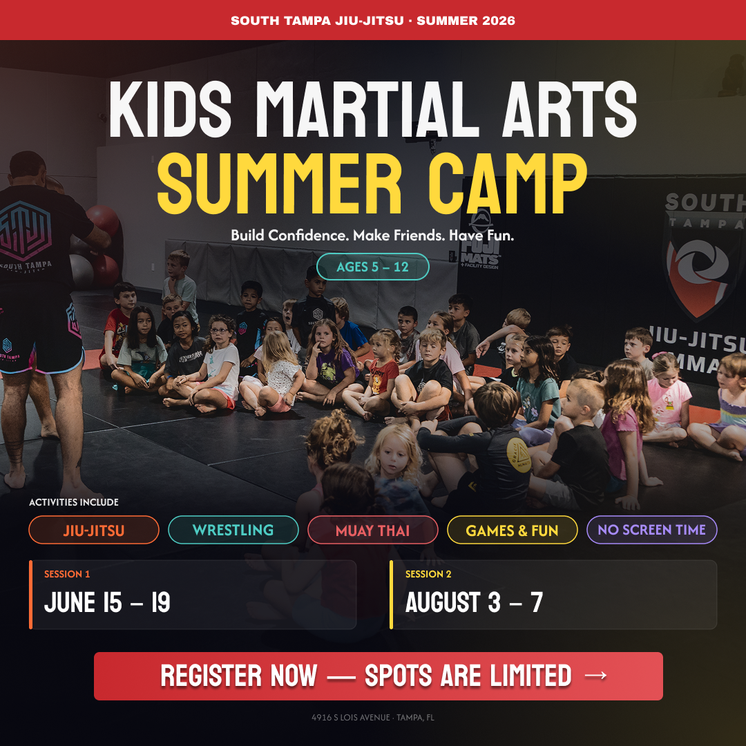 South Tampa Jiu-Jitsu & MMA Facebook ad: Secure Your Summer Spot Today