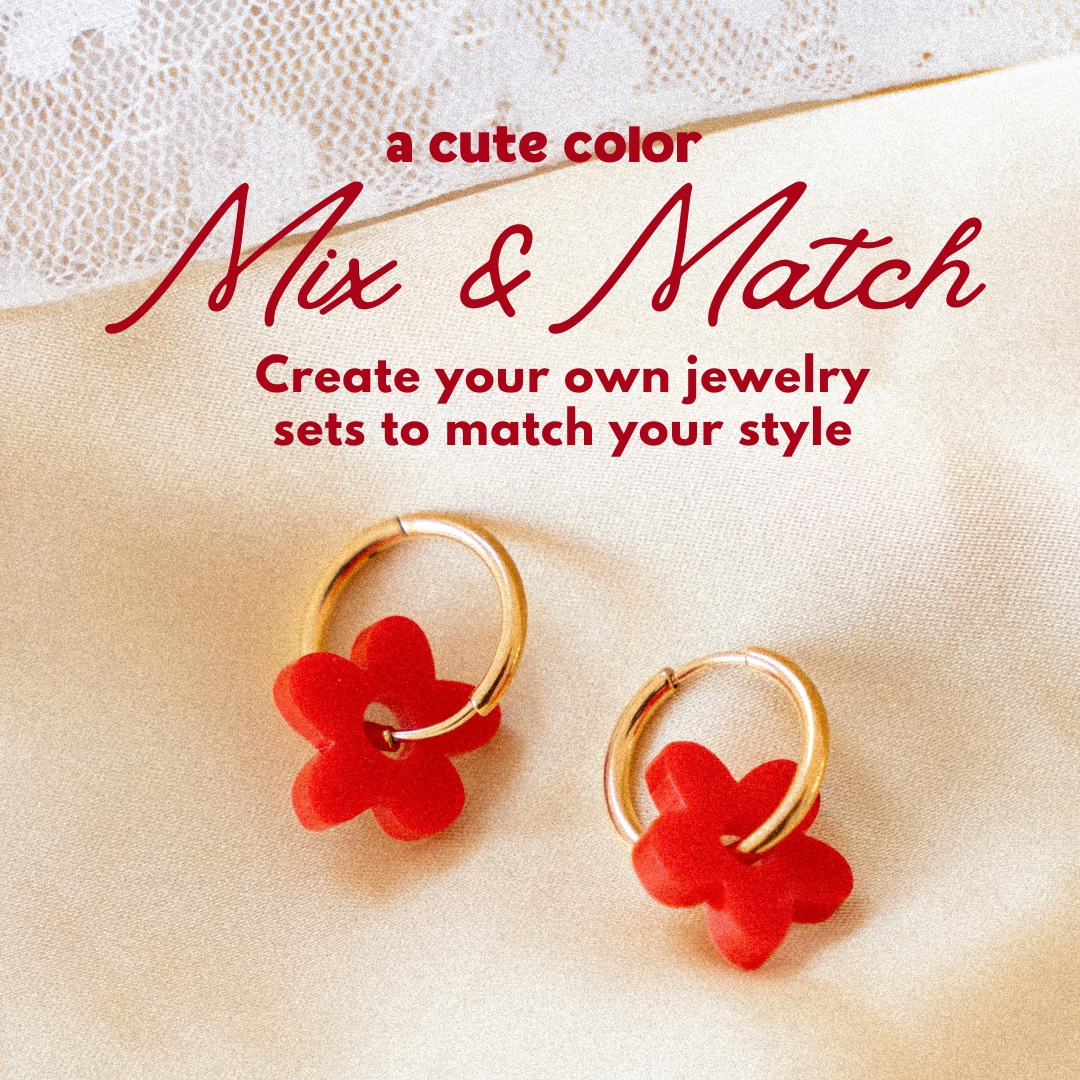 A cute color Facebook ad: Handmade Jewelry