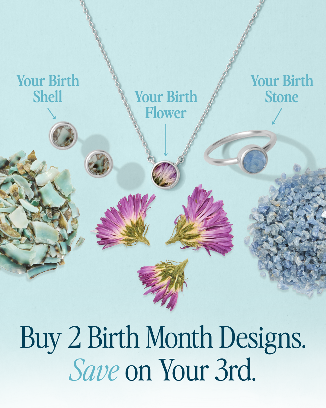 Dune Jewelry Facebook ad: MEMORIES, MADE TANGIBLE