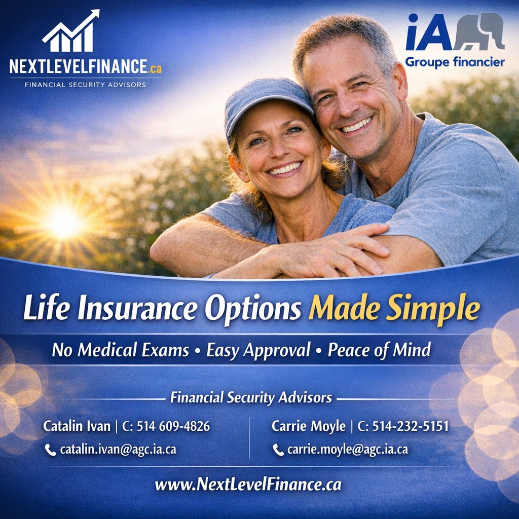 Next Level Finance Facebook ad: .Expertise in insurance, investments, retirement planning…