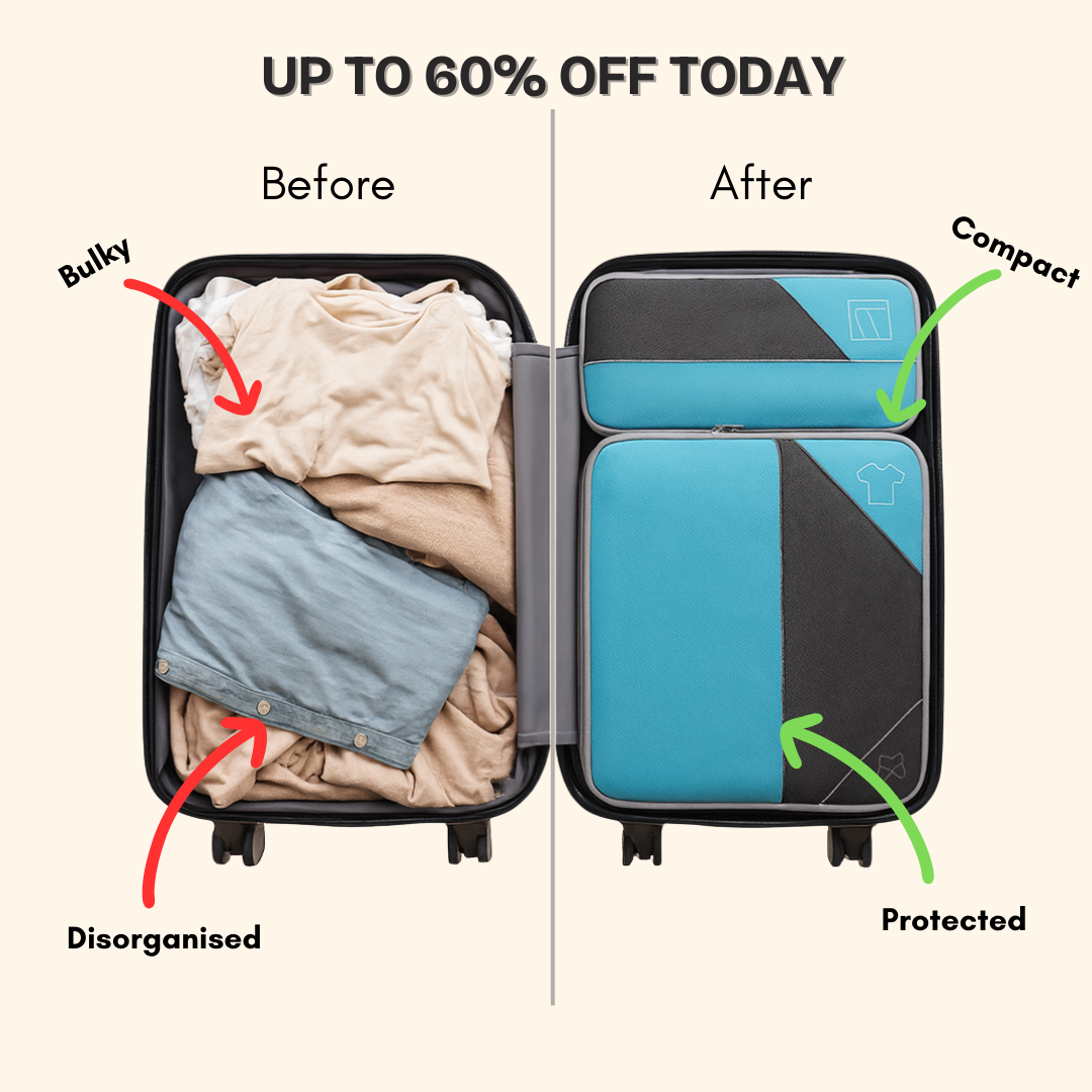 KoalaComfort Australia Facebook ad: Australia's Favourite Travel Compression Storage Bag | 60%…