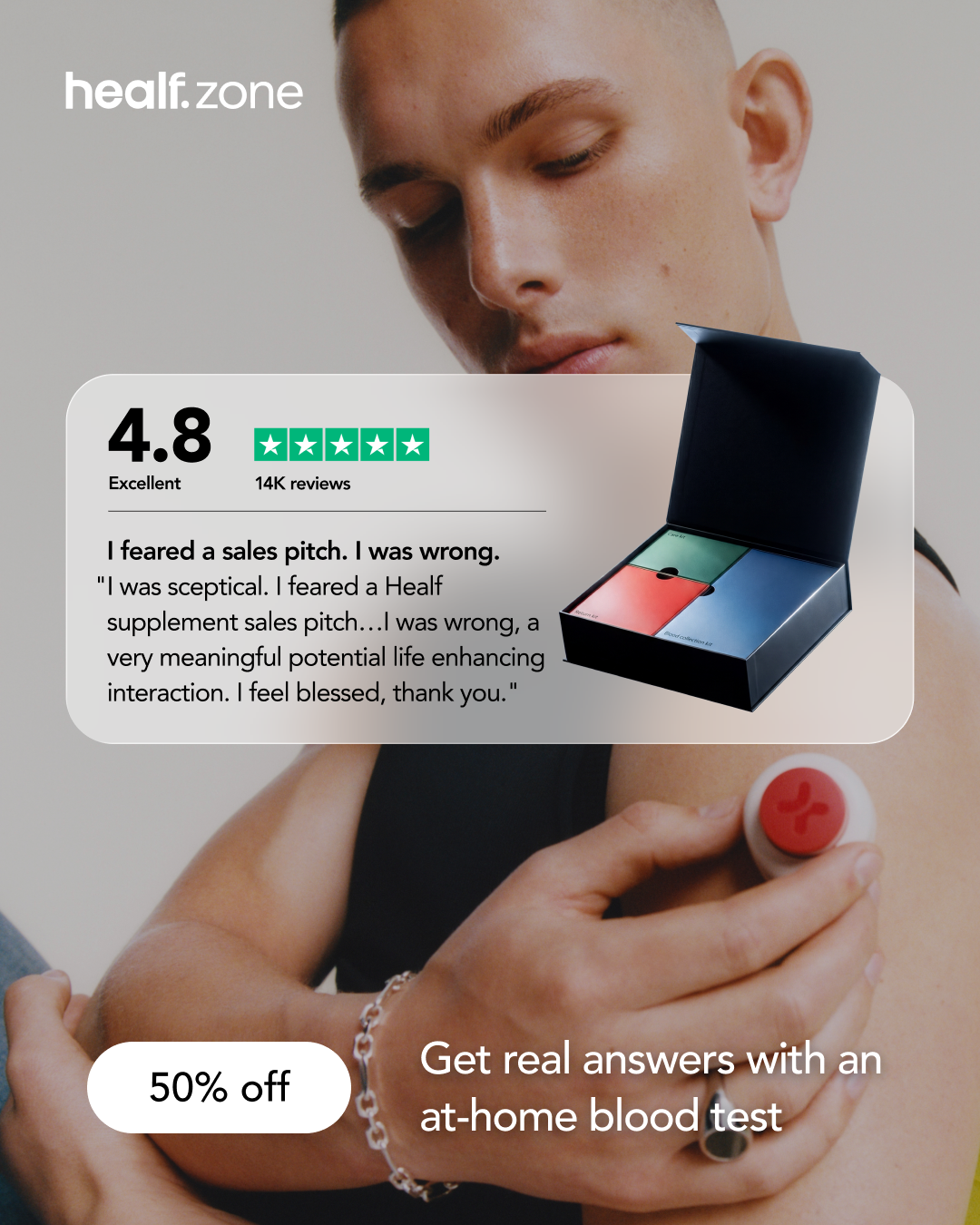 Healf. Facebook ad