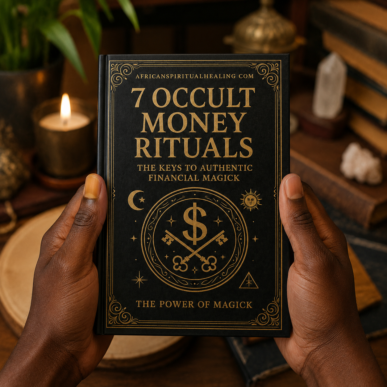 Learnify Facebook ad: THE 7 OCCULT MONEY RITUALS