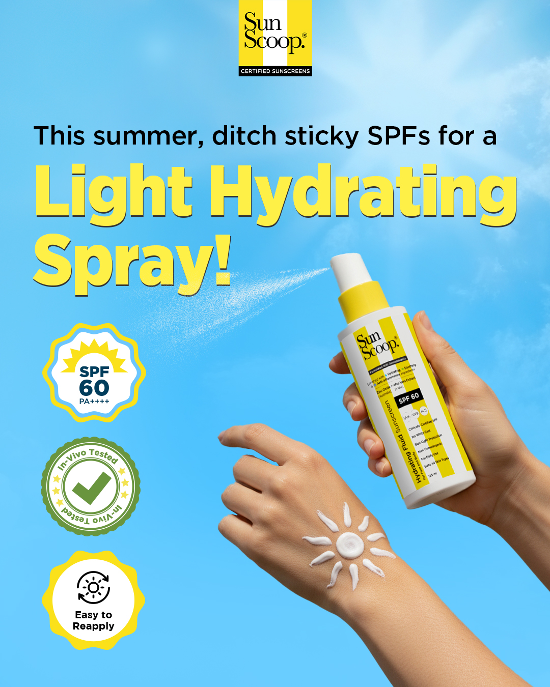 Sunscoop SPF Facebook ad
