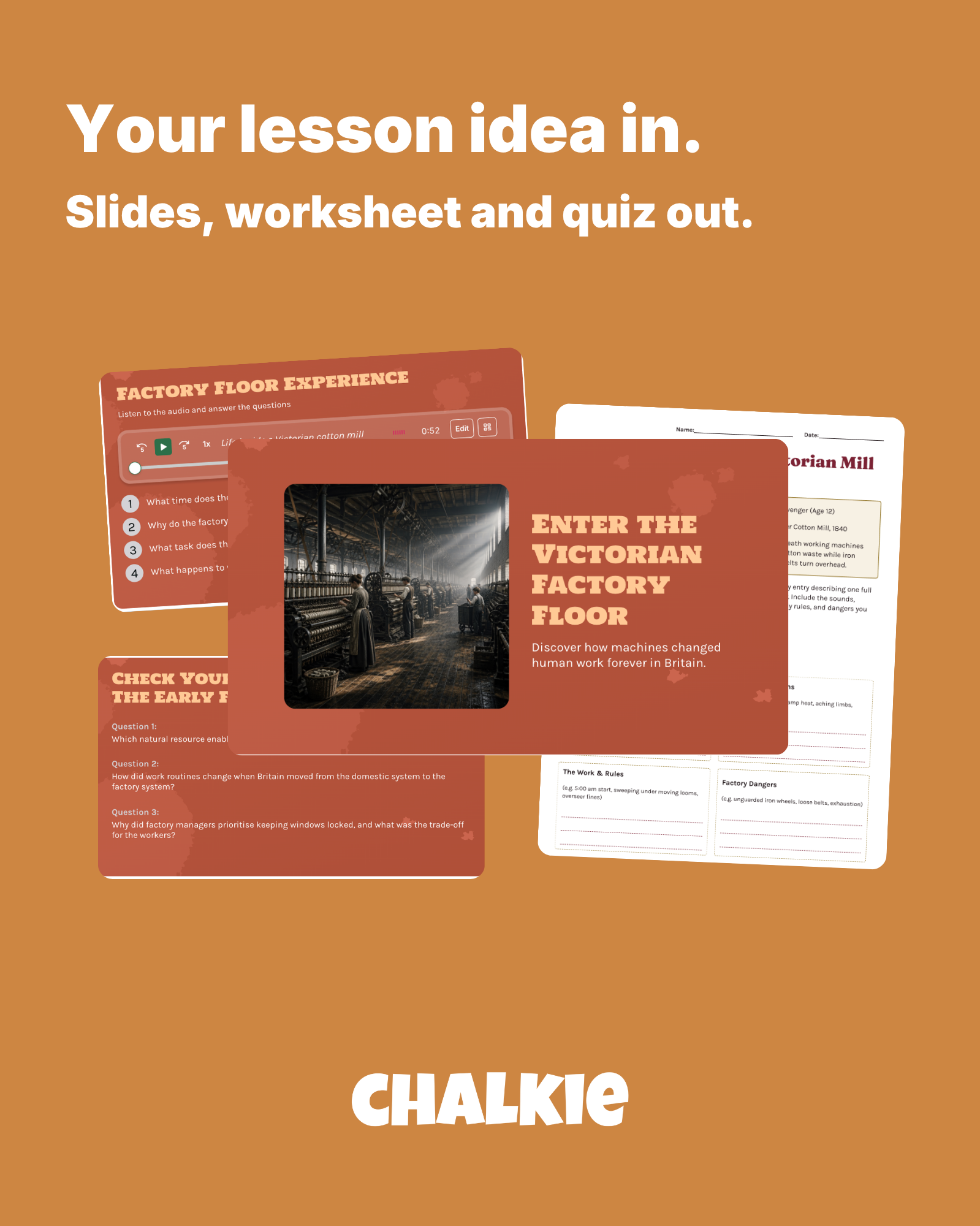 Chalkie AI Facebook ad