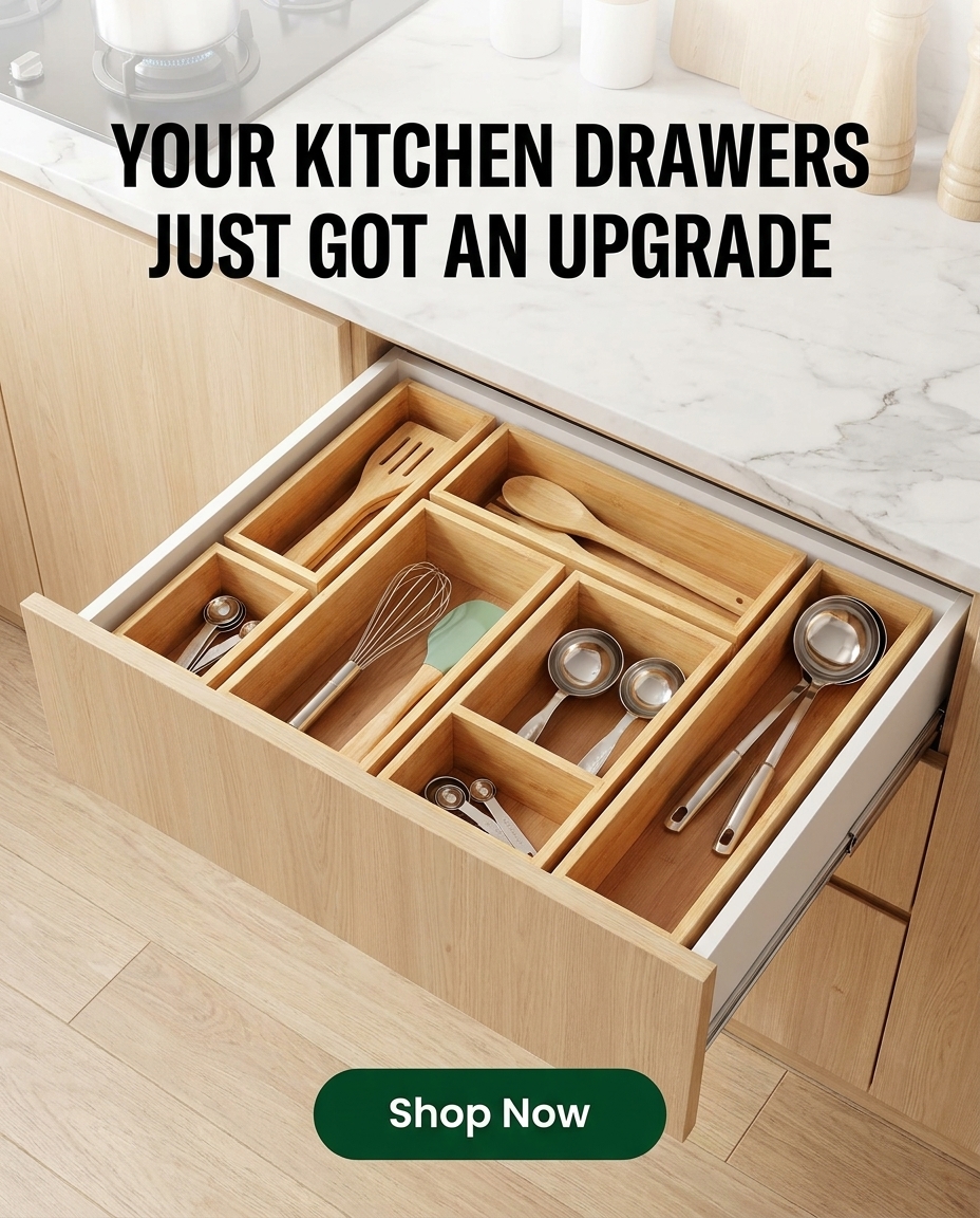 So Yummy Facebook ad: Upgrade Your Kitchen Drawers Today