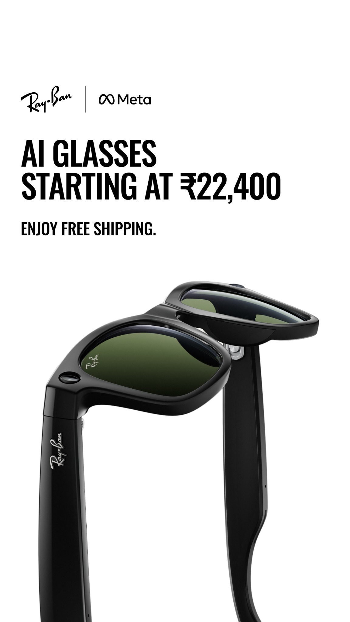 Ray-Ban Meta Facebook ad