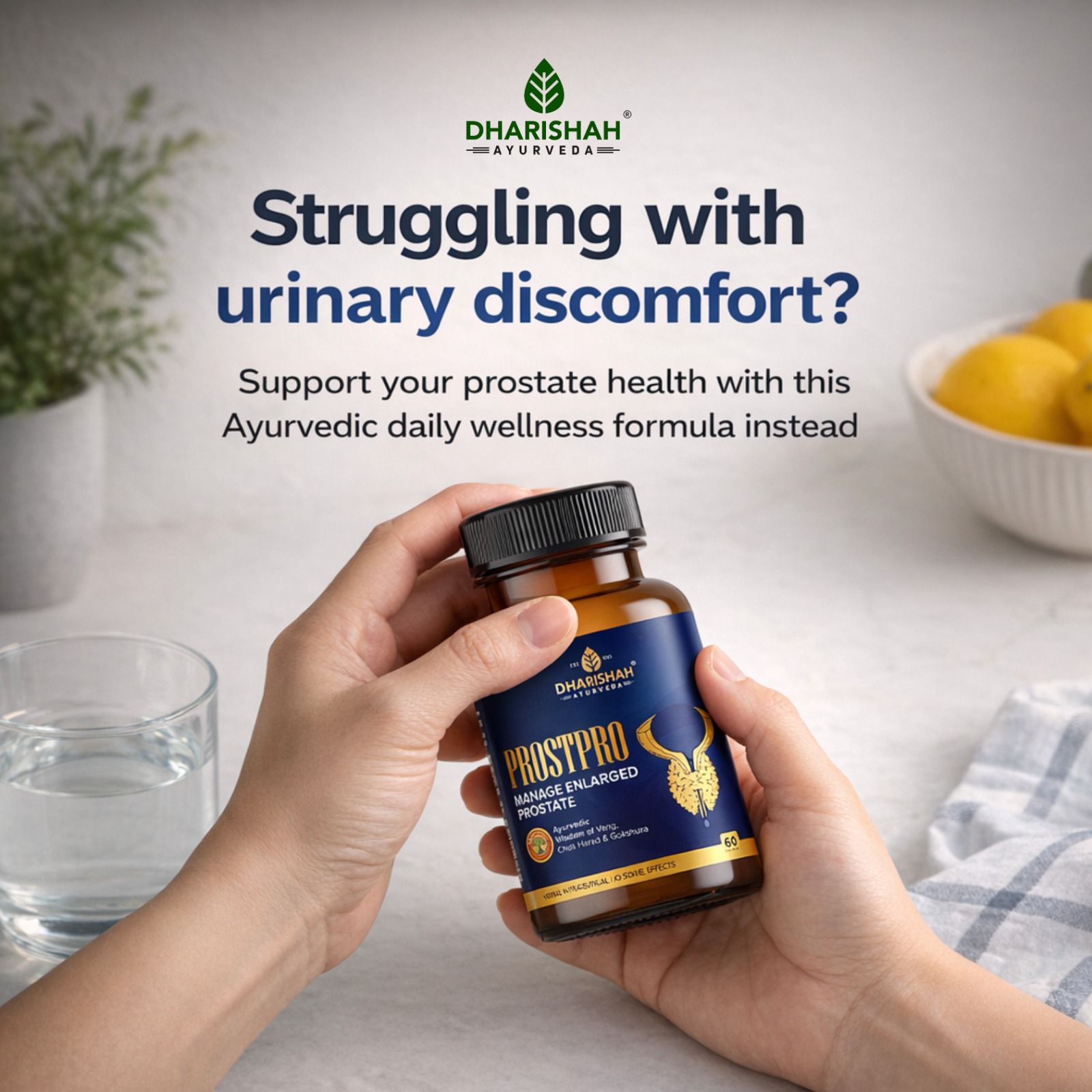 Dharishah Ayurveda Facebook ad