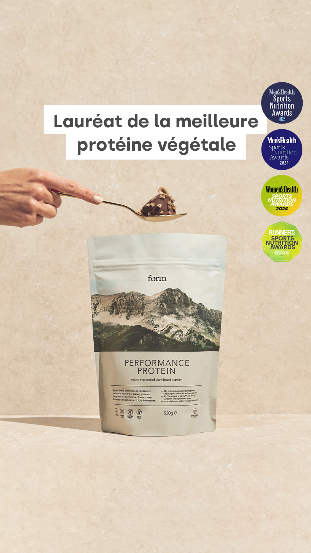 Form Nutrition Facebook ad
