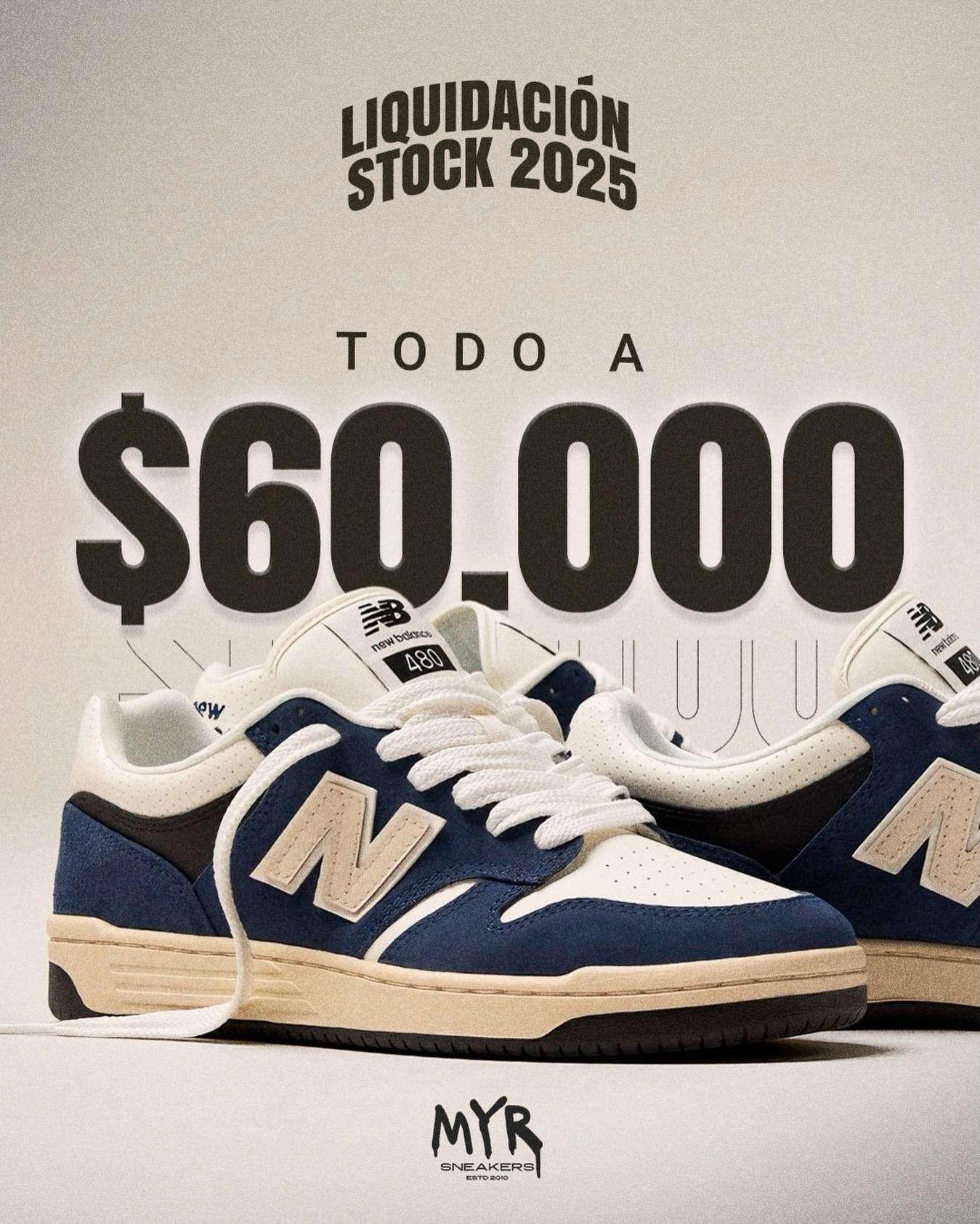 Myr sport Facebook ad: LIQUIDACIÓN STOCK 2025