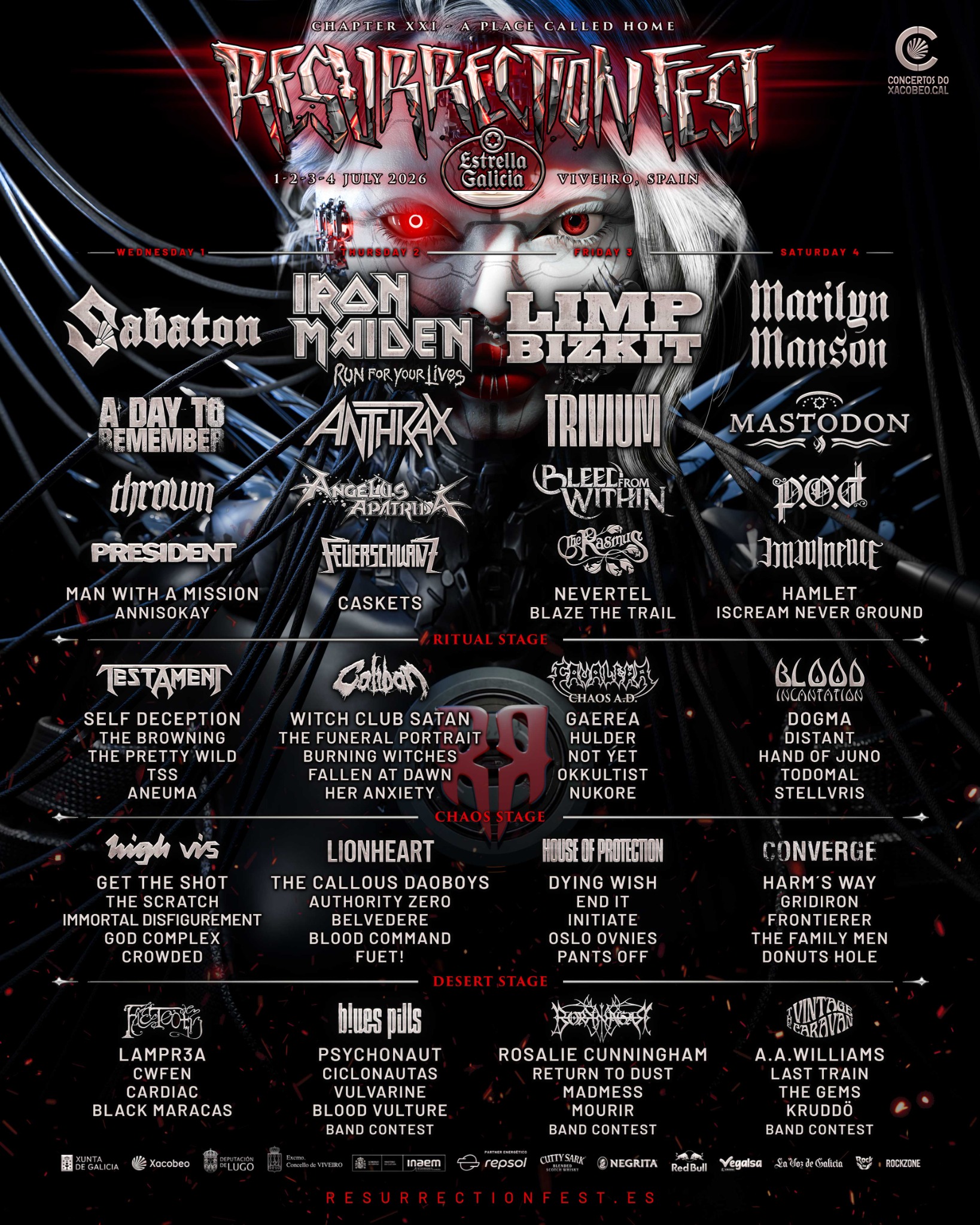 RESURRECTION FEST Facebook ad