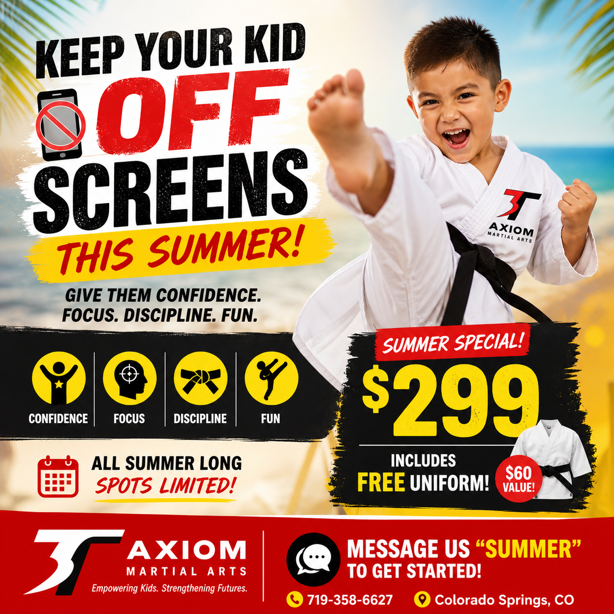 3T Martial Arts Facebook ad: Character Focused | Colorado Springs Martial Arts Family…