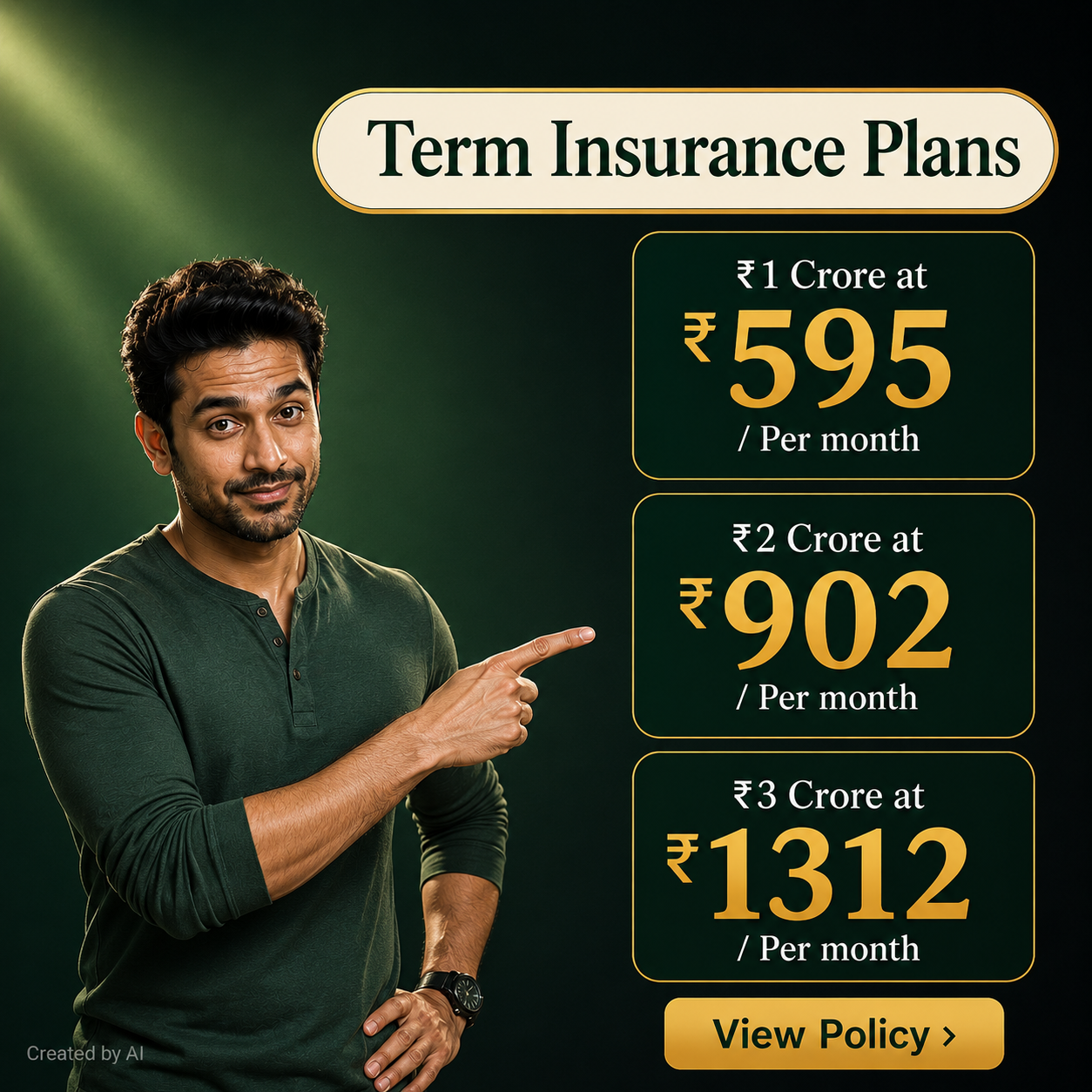 Best Term Insurance  Facebook ad