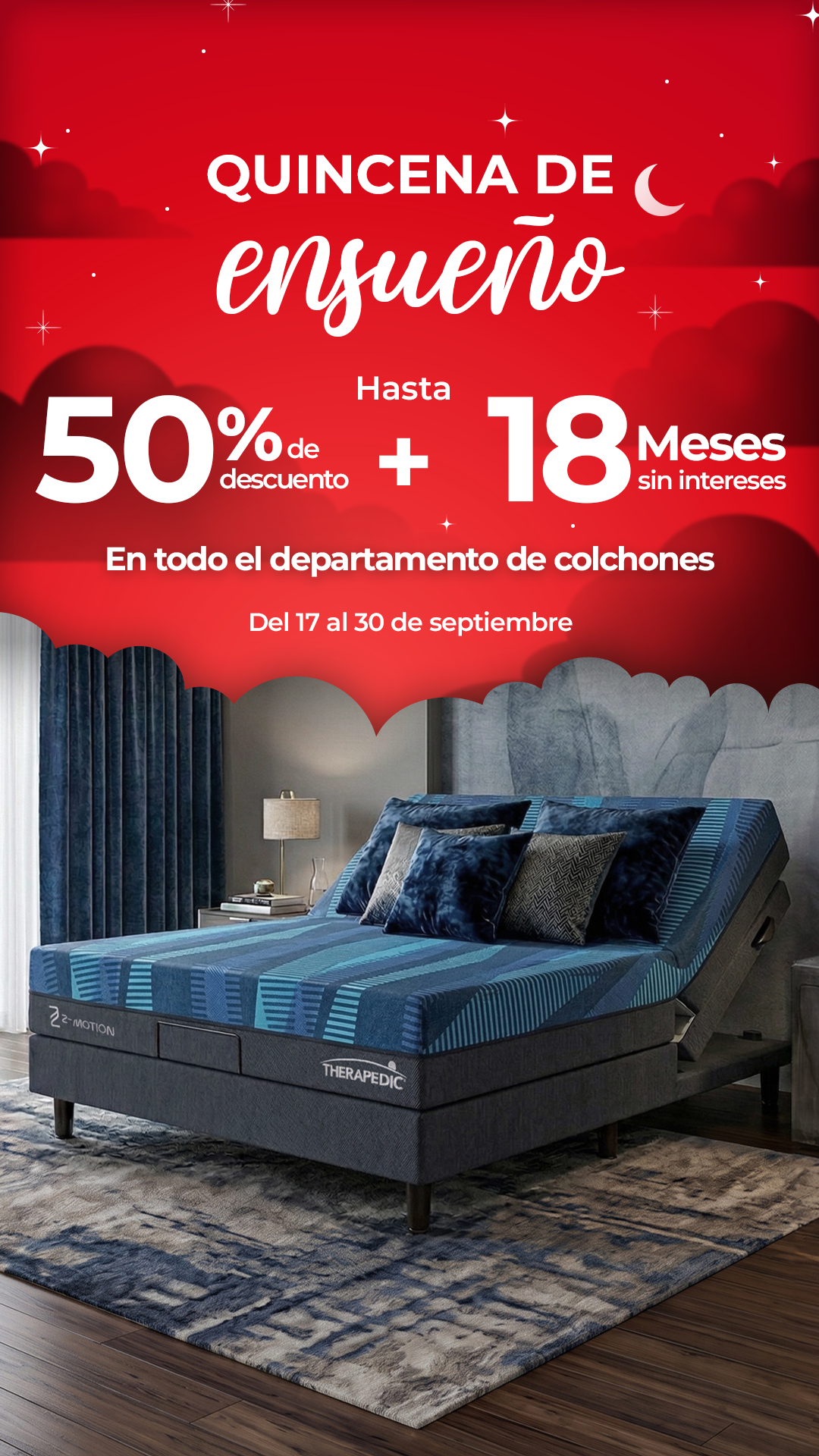 Sears México Facebook ad: ¡En tienda y en línea!