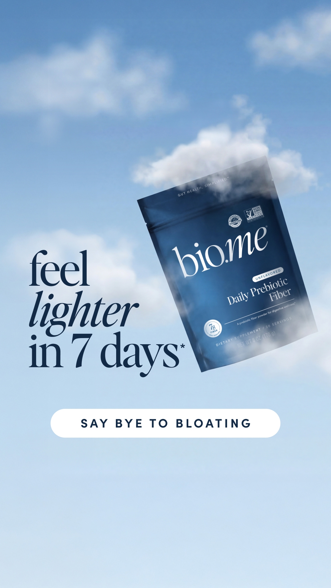 Bio.me Facebook ad