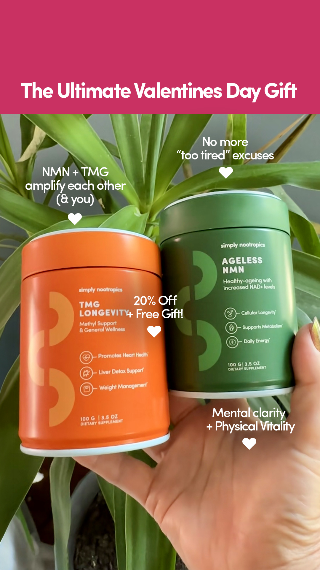 Simply Nootropics Facebook ad