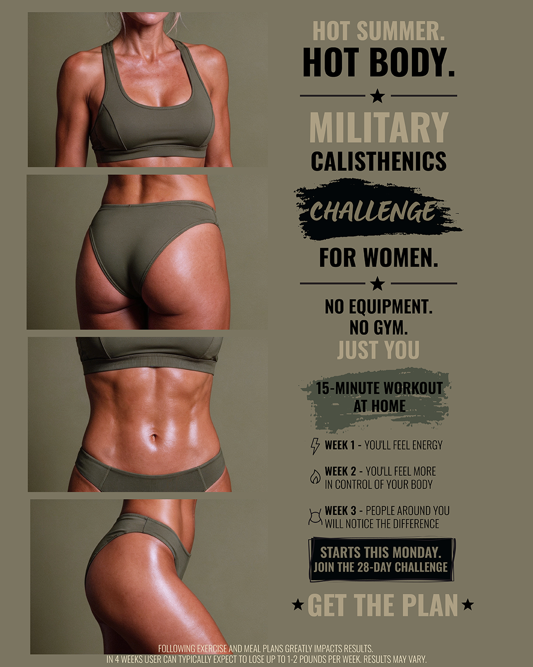 28 Day Challenge Facebook ad